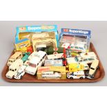 A collection of boxed and loose Diecast model ambulances to include Corgi, Dinky, Matchbox, Lone