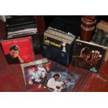 Four carry cases of Cliff Richard L.P records to include Cliff Richard & The Shadows etc.