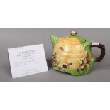 A limited edition Royal Winton Grimwades beehive teapot with certificate No. 194 / 1000.Condition