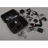 A cased Campark two action camera kit including Xtreme II UHD 4K and HD 1080p cameras with touch