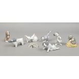A collection of ceramic animals to include Lladro, Royal Copenhagen etc.Condition report intended as
