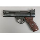 A Webley Premier .177 calibre air pistol serial number 1597.