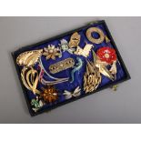 A collection of miscellaneous designer brooches to include Monet, Rymark, Kramer etc.
