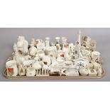 A tray lot of crested china to include Arcadian, Goss etc.