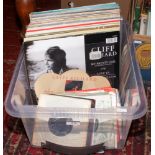 A collection of Cliff Richard L.Ps and singles to include picture discs, approximately 70 records.