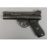 A Webley Mark I .177 calibre air pistol serial number 265.