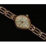 A 9ct gold Sovereign Gold bracelet wristwatch, stamped 375, gross weight 9.18 grams.
