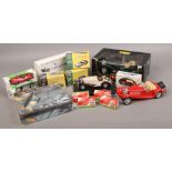 A quantity of mostly boxed Diecast metal model vehicles including Corgi, Burago, Lledo etc, along