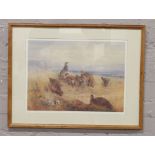 Archibald Thornburn The Upland Stubbles limited edition print 458 /850.