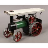 A vintage Mamod TE1A steam tractor with burner.Condition report intended as a guide only.Lacking