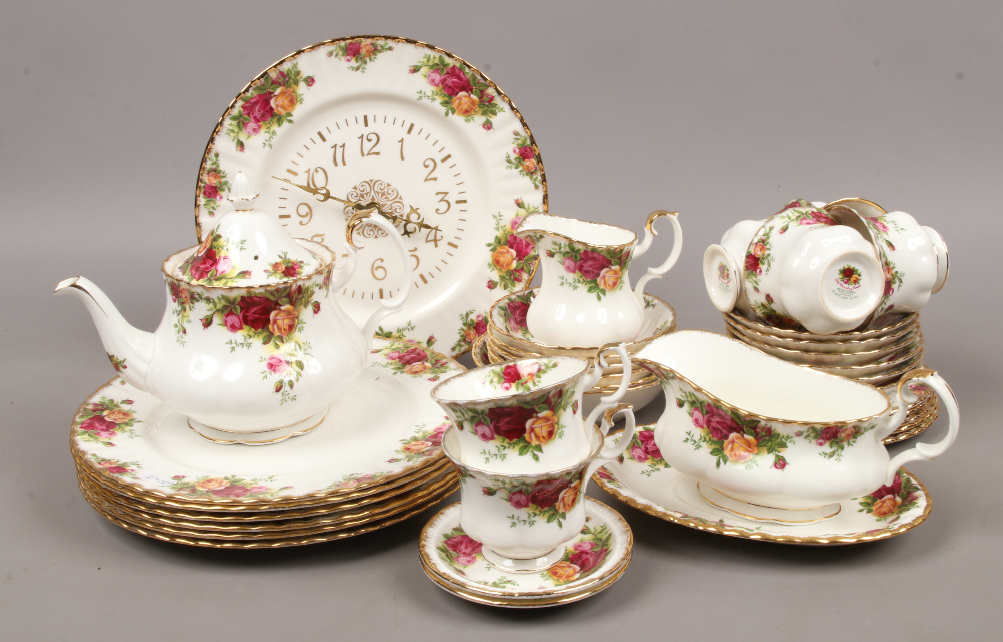 A collection of Royal Albert Old Country Roses tea / dinnerwares, approximately 35 pieces to include