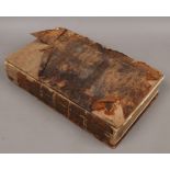 An 1816 Holy Bible printed by W. Lewis London illustrated with engravings.Condition report