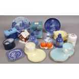 A collection of ceramics to include Copenhagen, Royal Worcester, Coalport etc.