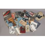 A quantity of World War One and Two ephemera and collectables including reference books,