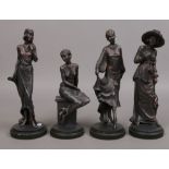 A set of four Royal Doulton classique figures Vanessa, Felicity, Stephanie and Frances modelled by