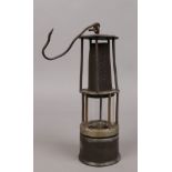 Wolf of Sheffield Clanny type miners lamp.