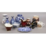 A group of ceramics to include Goebel, Carlton ware, ginger jar etc.