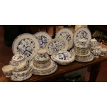 A Royal Grafton bone china tea / dinner service in the Dynasty design, including plates, tureens,