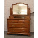 A late 19th / early 20th century mahogany dressing table.