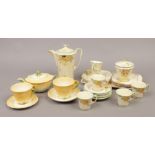 A Royal Winton tea for two set, along with collection of Art Deco teawares to include Crown Devon,