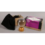 A boxed psychics crystal gazing research kit.