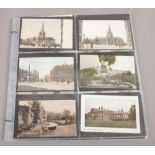 Seven sleeves of South Yorkshire postcards covering Rotherham, Sheffield, Barnsley and Doncaster.