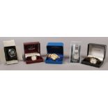 Five boxed gents wristwatches including Casio, Rotary, Accurist etc.