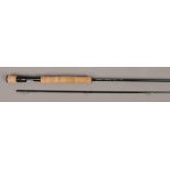 A Thomas & Thomas two part fly fishing rod No. 74 / 387 HS 9085 91/ # 8 with canvas bag.