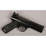 A Webley & Scott Premier .22 calibre air pistol.