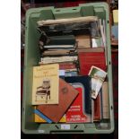A box of books to include guides, antique reference books etc.