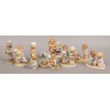 Ten Memories of Yesterday Mabel Lucie Attwell bisque ceramic figures of children.