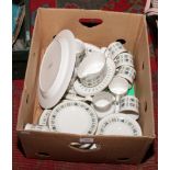 A collection of Royal Doulton tapestry design dinnerwares, approximately 40 pieces.