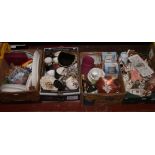 Four boxes of miscellaneous to include Masons, Wedgwood, Royal Doulton etc.