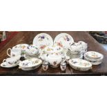 A large quantity of Royal Worcester 'Evesham' tea and dinnerwares including cups and saucers,