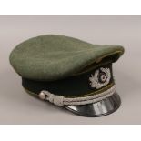 A German Third Reich Officers cap.