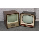 Two c1950s televisions including one manufactured by Phillips the other an Ekco vision by E. K. Cole