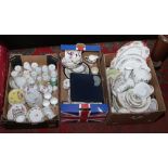 Three boxes of miscellaneous to include Coalport, Masons, Royal Standard, Spode etc.