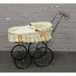 A Hannacraft 1982 limited edition dolls carriage, commemorating The Year of the Royal Birth.