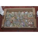 A box of 22 Lilliput Lane cottages.Condition report intended as a guide only.Some with minor