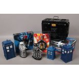 A collection of Doctor Who, Star Wars and James Bond memorabilia to include Doctor Who 40th