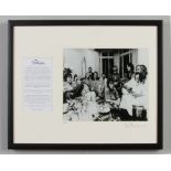 Philip Townsend framed and signed limited edition photographic print of the Beatles & Co. with