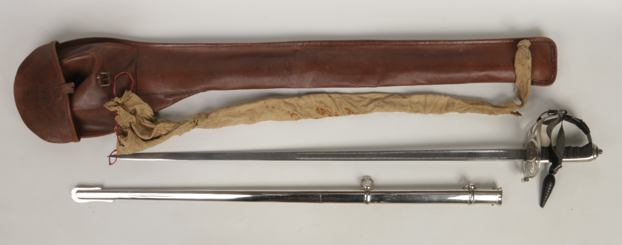 A George V 1827 pattern Royal Rifle Corps. Officers sword by Wilkinson Sword, London. With etched
