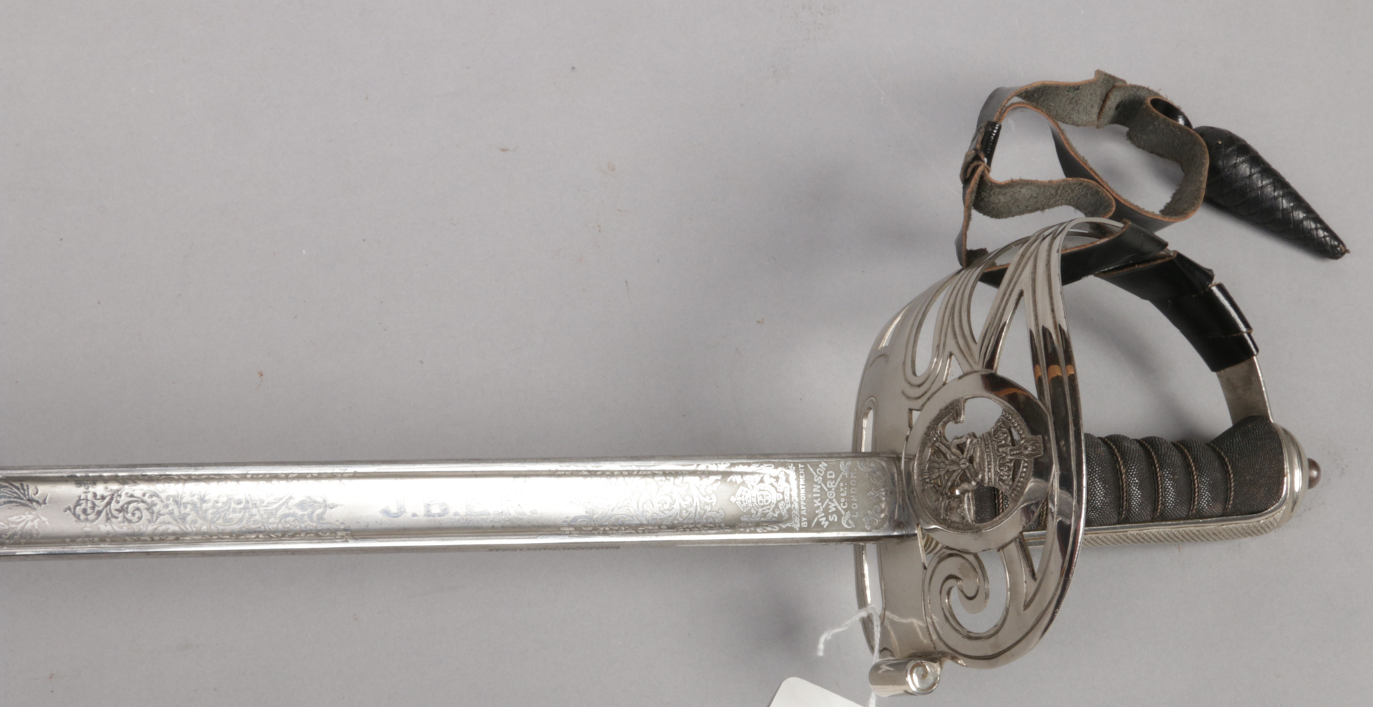 A George V 1827 pattern Royal Rifle Corps. Officers sword by Wilkinson Sword, London. With etched - Image 8 of 8