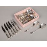 Sheffield Electroplate, a six place silver plated Kings pattern cutlery set, approximately 70 pieces