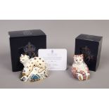 A Royal Crown Derby limited edition Leopard Cub paperweight, specially commissioned by Sinclair's,