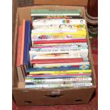 A box of children's annuals to include Rupert, Beano and Dandy etc.