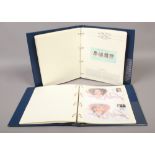 Two folders of first day covers, Diana Princess of Wales and The Royal Family.