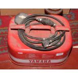 A vintage 12 litre Yamaha Jerry can, possibly for a motorcycle.