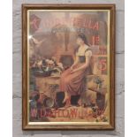 A framed W.D & H.O Wills Ltd advertising print 'Cinderella' cigarettes.