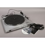 An Ion profile express USB turntable for digital conversion of records.